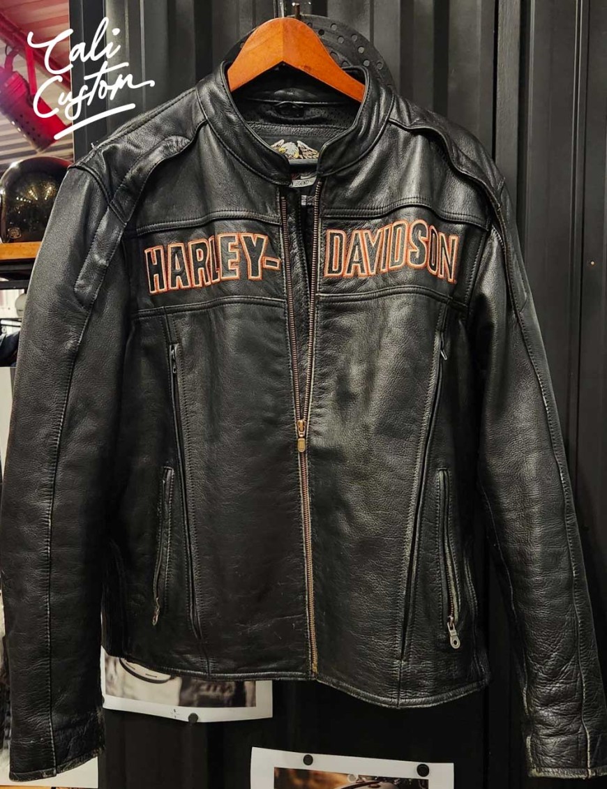 Casaco de hot sale couro harley davidson